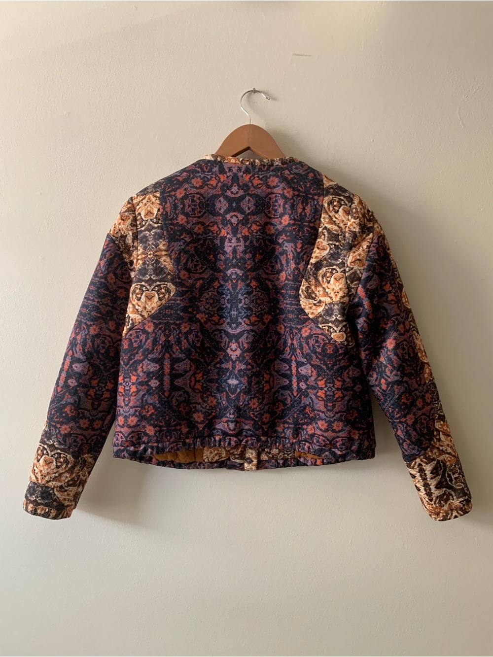 NEW H&M Quilted Print Bomber Jacket - Picture 2 of 5